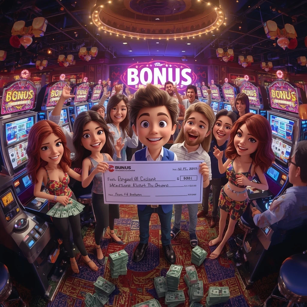 bonus dans les mains de l'homme au casino RANT CASINO